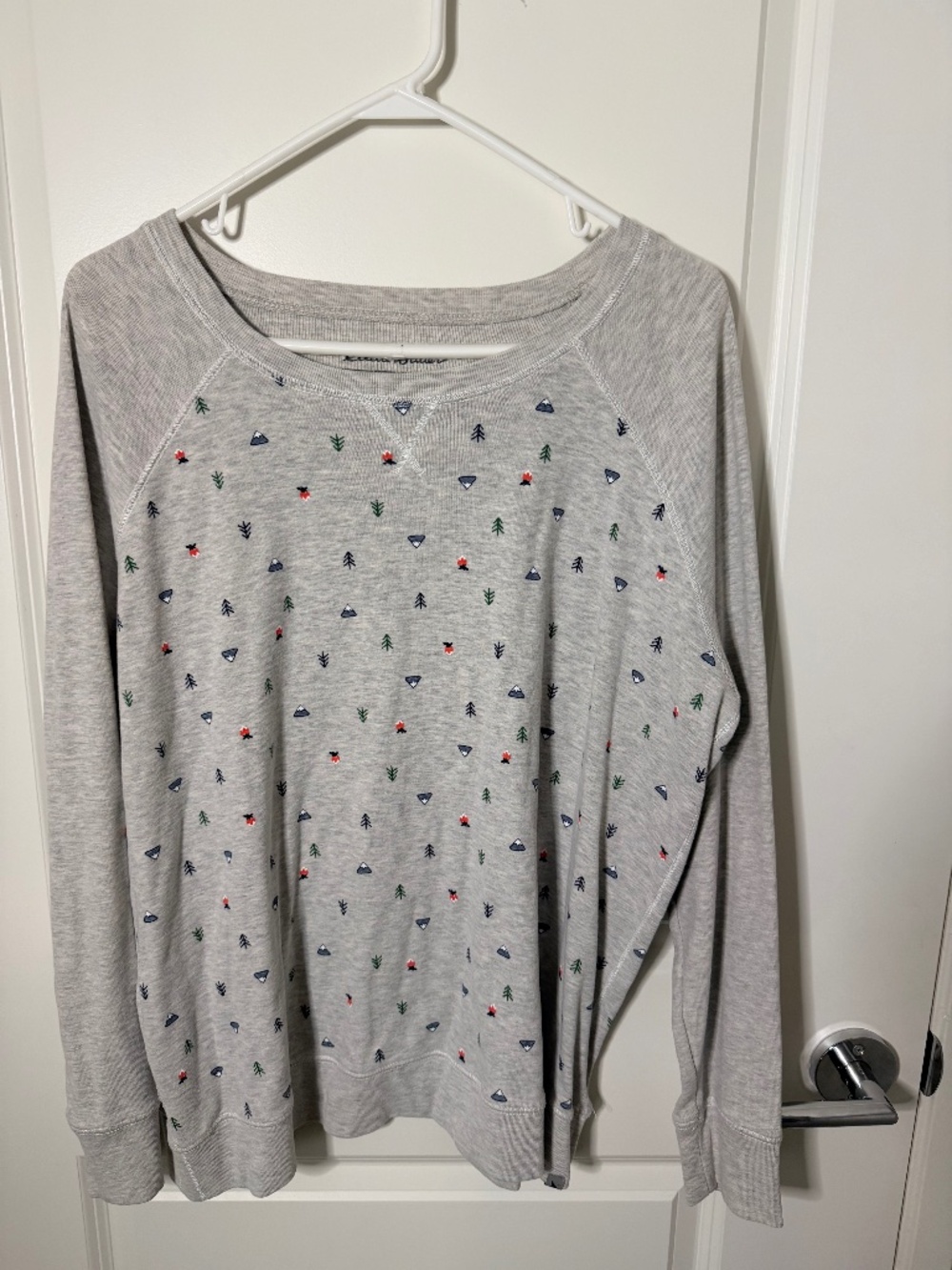 Eddie Bauer Light Weight Camping Graphic Sweatshirt, Grey, 2XL